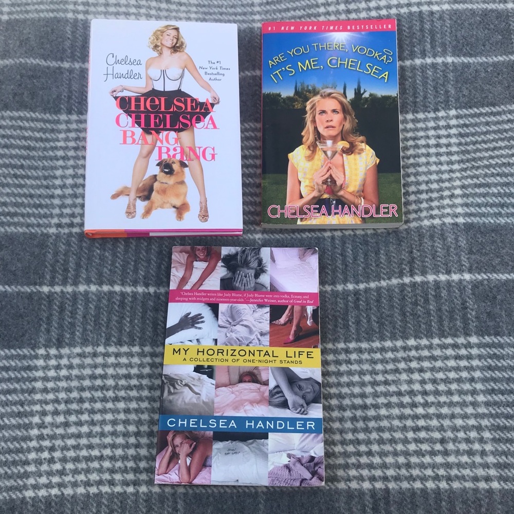 Chelsea Handler lot of 3 books 📚 NYT Bestseller